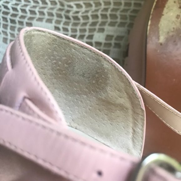 1940s Style Rocket Originals PINK Floral Buckle Sandals - size 5 UK - size 7 USW - Picture 9 of 12